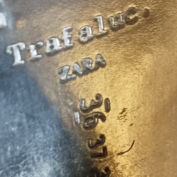 Zara Trafaluc Black Suede Ankle Booties  Size 6 - Picture 12 of 12